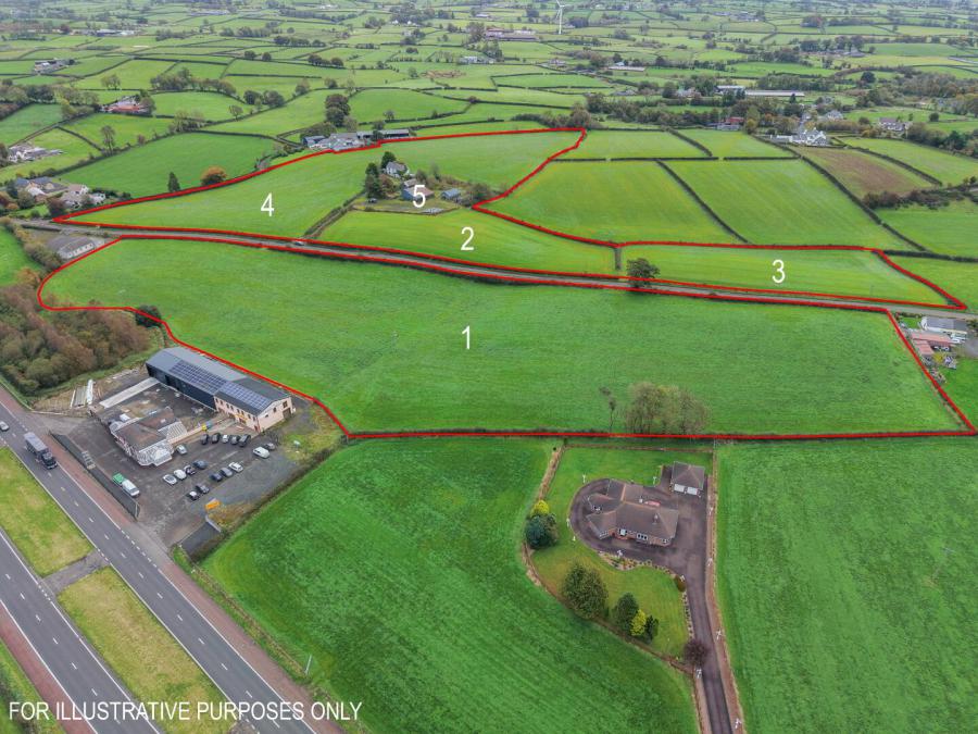 Derelict House Outbuildings Yard & C. 20 Acres, 22 Loughmagarry Road, Ballymena, BT43 6TW