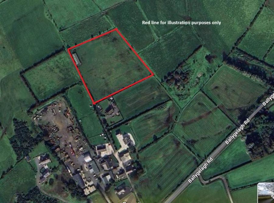 c. 3.5 acre field & stables, 34 Ballygelagh Road, Cloughey, BT22 1JG