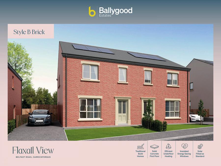 Site 21 Flaxall View - Style B, Belfast Road, Carrickfergus, County Antrim, BT38 8BX