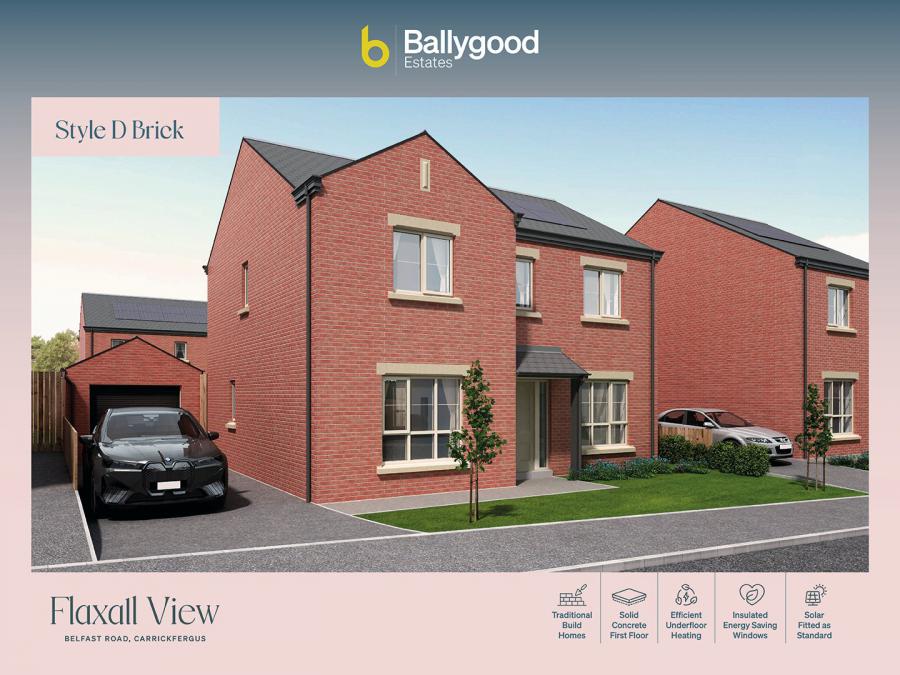 Site 35 Flaxall View - Style D, Belfast Road, Carrickfergus, County Antrim, BT38 8BX