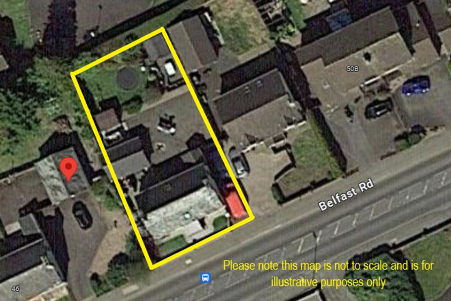 Building Site for a replacement dwelling, 48 Belfast Road, Dollingstown, BT66 7JP