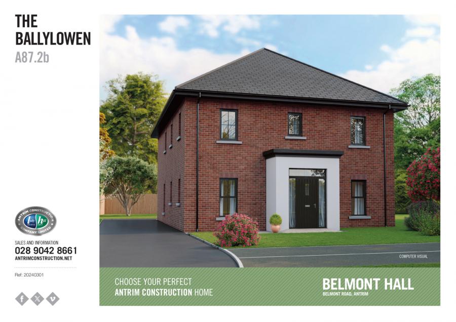 Site 147 The Ballylowen A87.2B, Belmont Hall, Belmont Road, Antirm, BT41