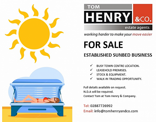 Sunbed Business, Northern Ireland, BT71 6AB