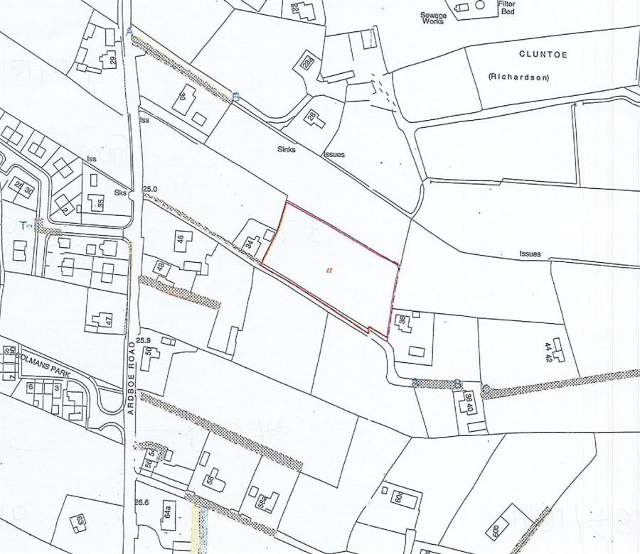 Land to rear, 34 Ardboe Road, Moortown, BT80 0HT