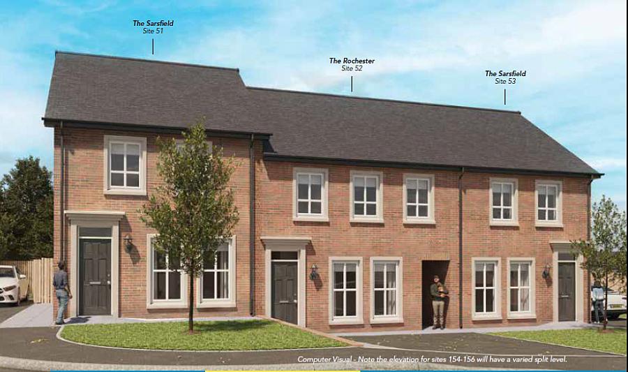 Site 155 (The Rochester) Foxleigh Meadow Charlotte Street, Ballymoney, BT53 6AZ