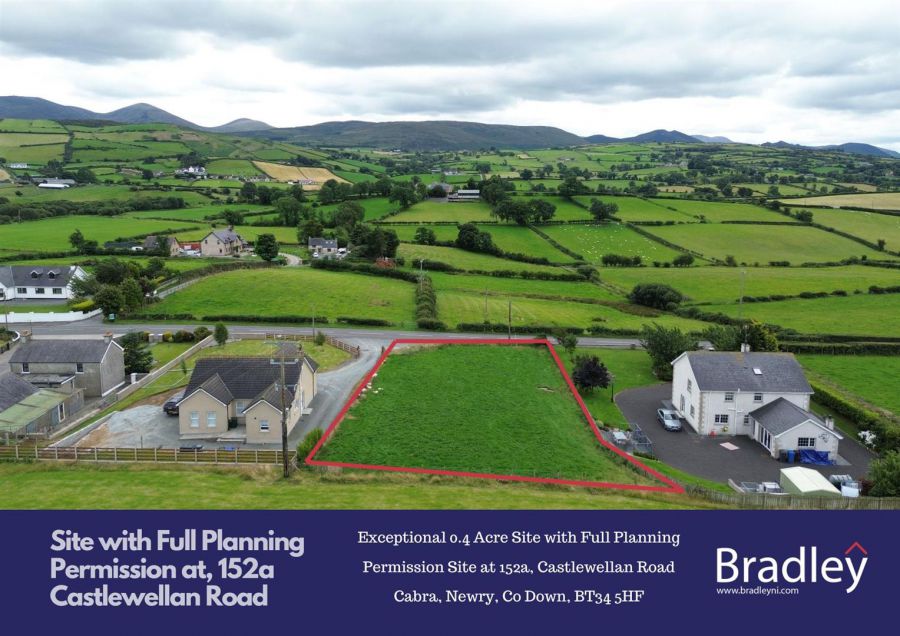 Site with Full Planning Permission at, 152A Castlewellan Road, Cabra, Newry, BT34 5HF